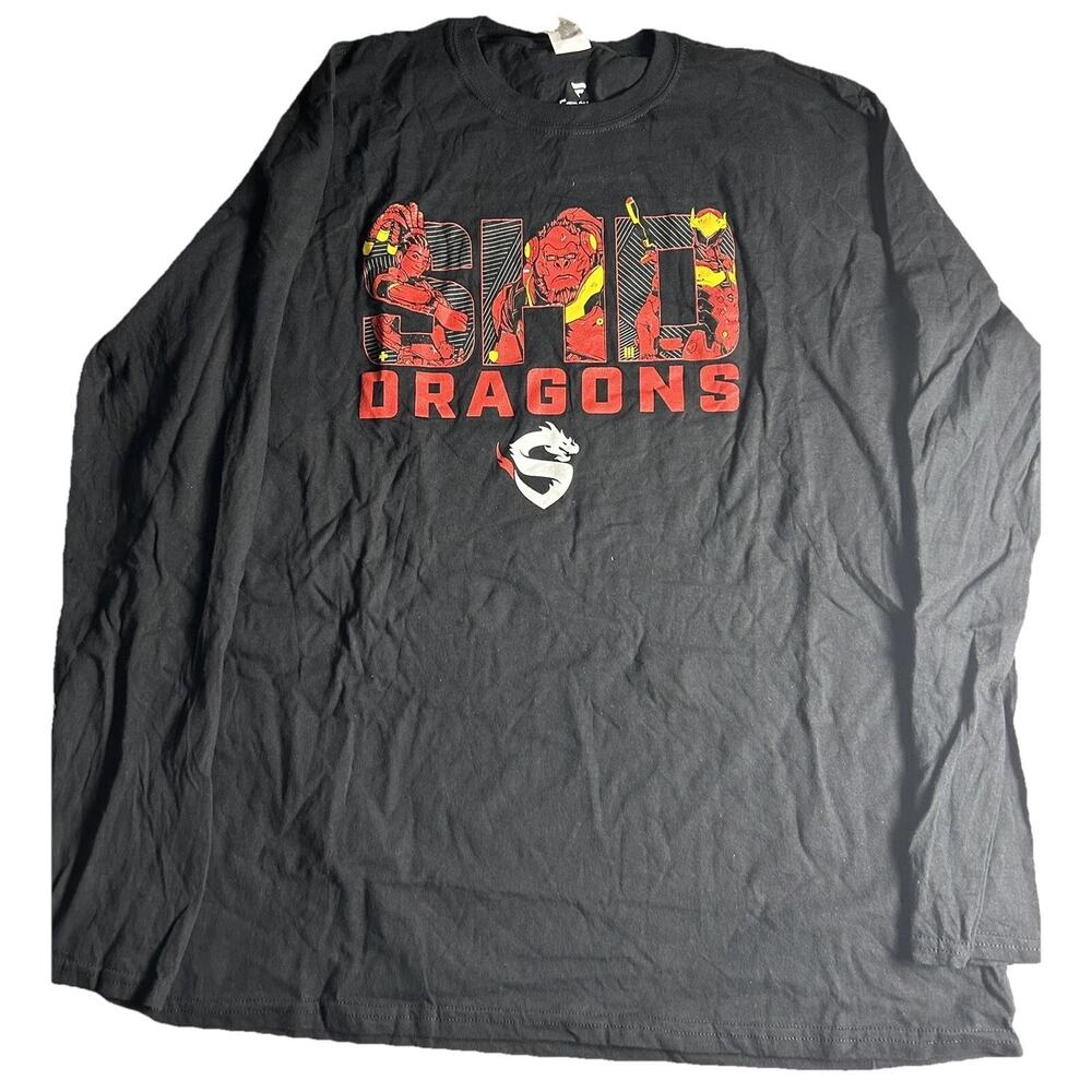 Fanatics overwatch league Shanghai dragons black long sleeve XL